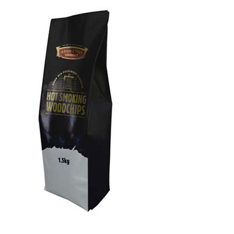2017 Grosir segel panas 500g tas kopi bubuk panggang dengan katup dan dasi timah