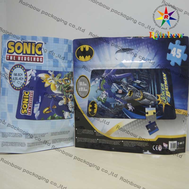 Aluminium Stand Up Foil Pouch Packaging Bag Dengan Ziplock Untuk Toy