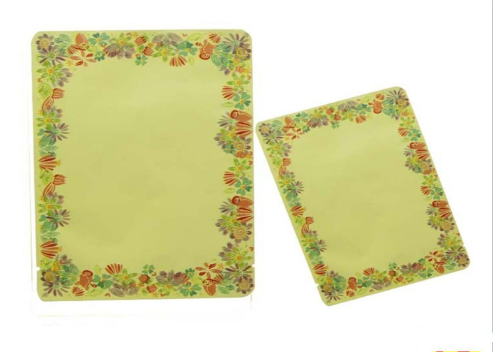 Kantong Plastik Tertutup Tiga Kristal Emas Untuk Masker Mata / Wajah, Ramah Lingkungan