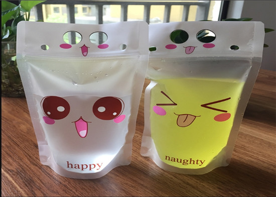 Zipper Stand Up Pouches Gravnre Printing Reusable Custome Tebal Untuk Susu