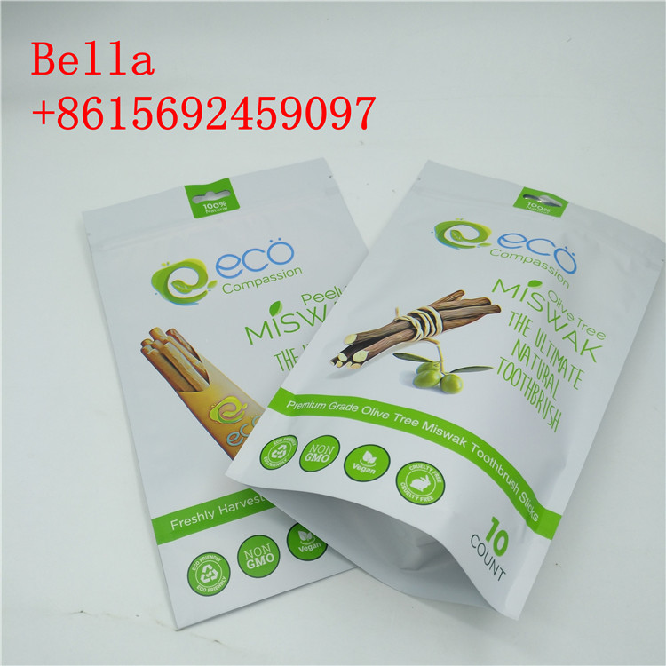 Matt Finish Ziplock Snack Bag Kemasan Light Proof Resistance Tusukan