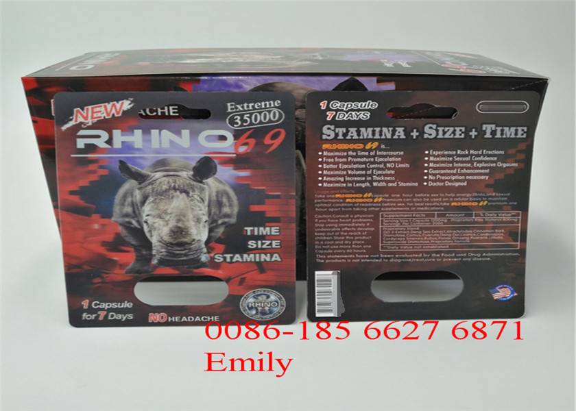Bahan Kertas Kemasan Kartu Blister Untuk Semua Nature FX9000 Penis Power Capsules