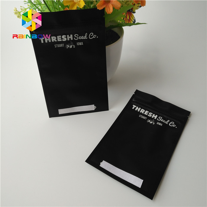 Kantong Plastik Jendela Bening Kemasan Tahan Beku Yang Kuat Dengan Lubang Mati