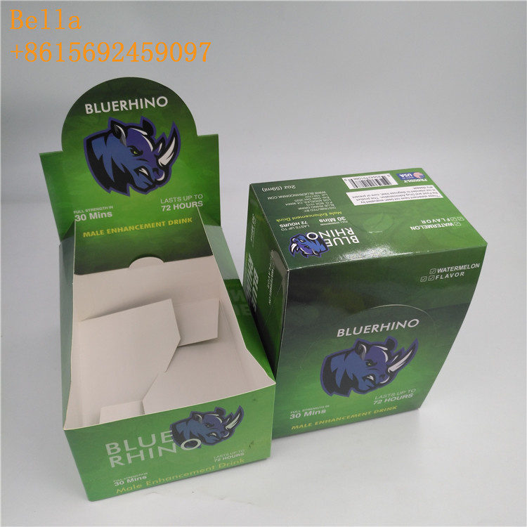 Custom Ukuran Kecil Counter Display Box Zipper Top Sealing Untuk Biji Kopi