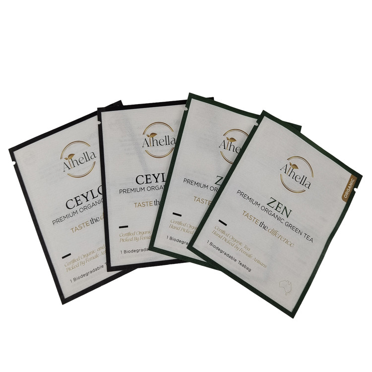 Kantong Kertas Kraft Stand Up Biodegradable Food Grade Kustom 3.5g 7g Kemasan Permen Gummie