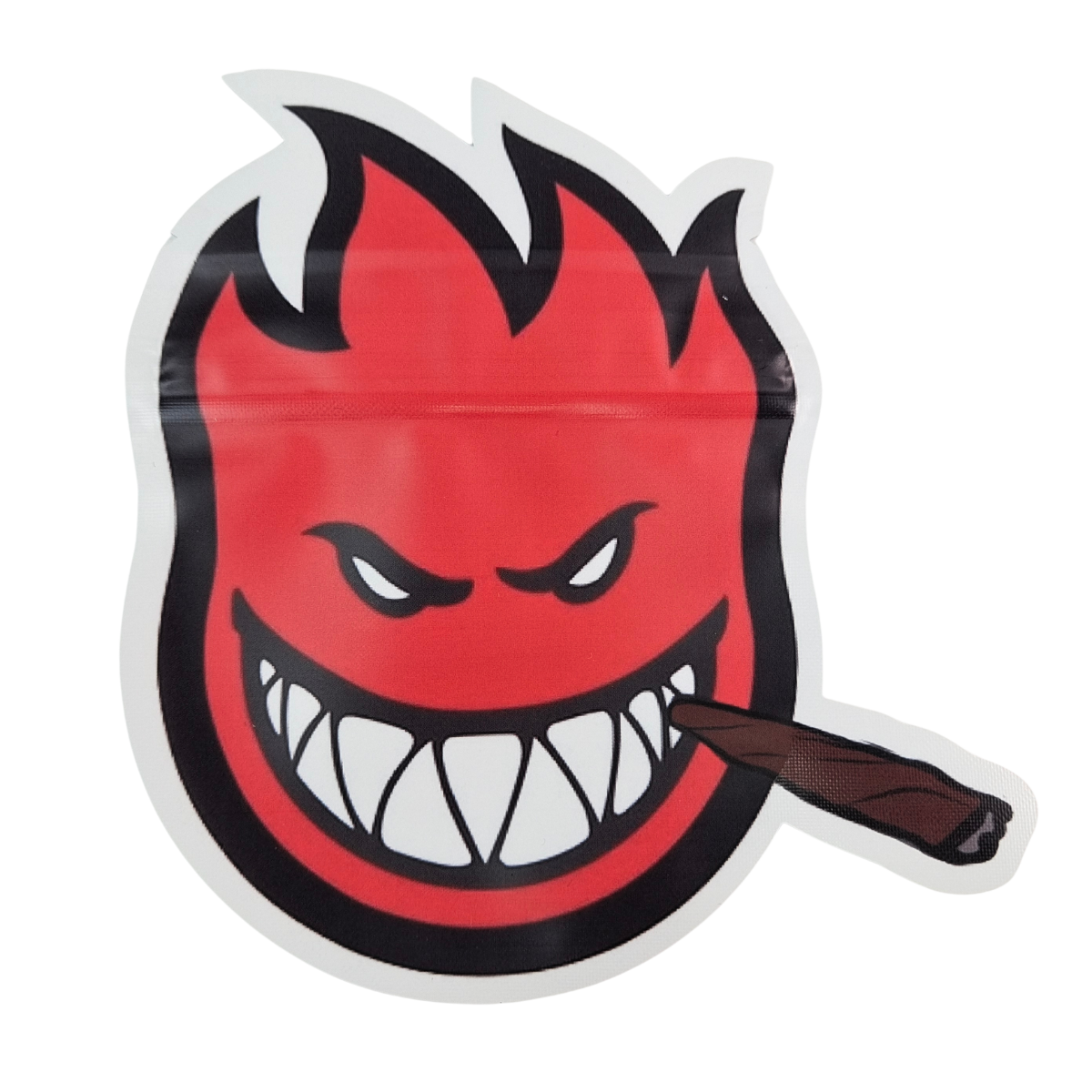 Edible Cali 3.5g 7g Mylar Ziplock Soft Touch Proof Aroma Bentuk Tidak Reguler Cookie Die Cut Packaging Kantong Plastik