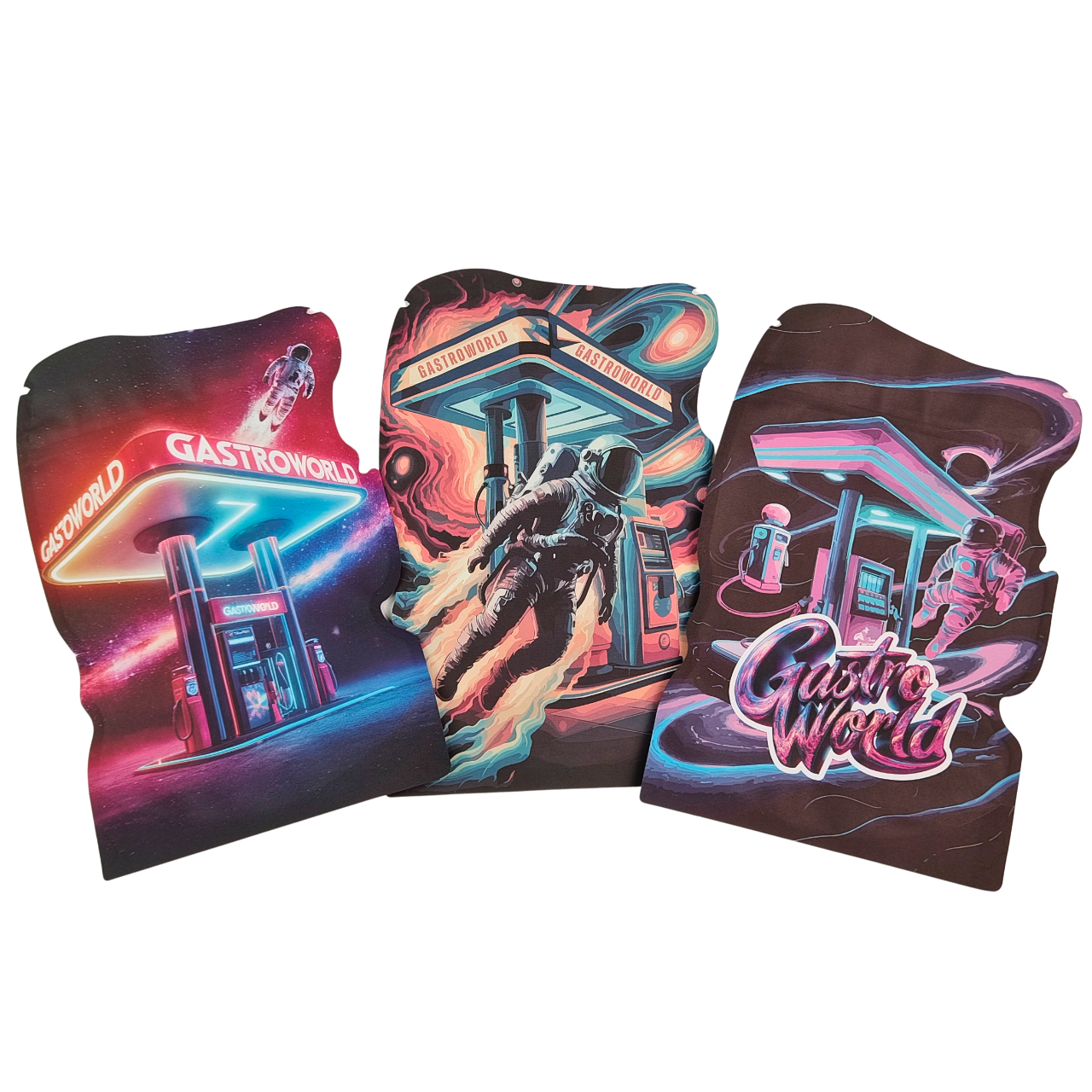 Custom Die Cut Mylar Bags 3.5g-28g dengan Child Proof Zipper