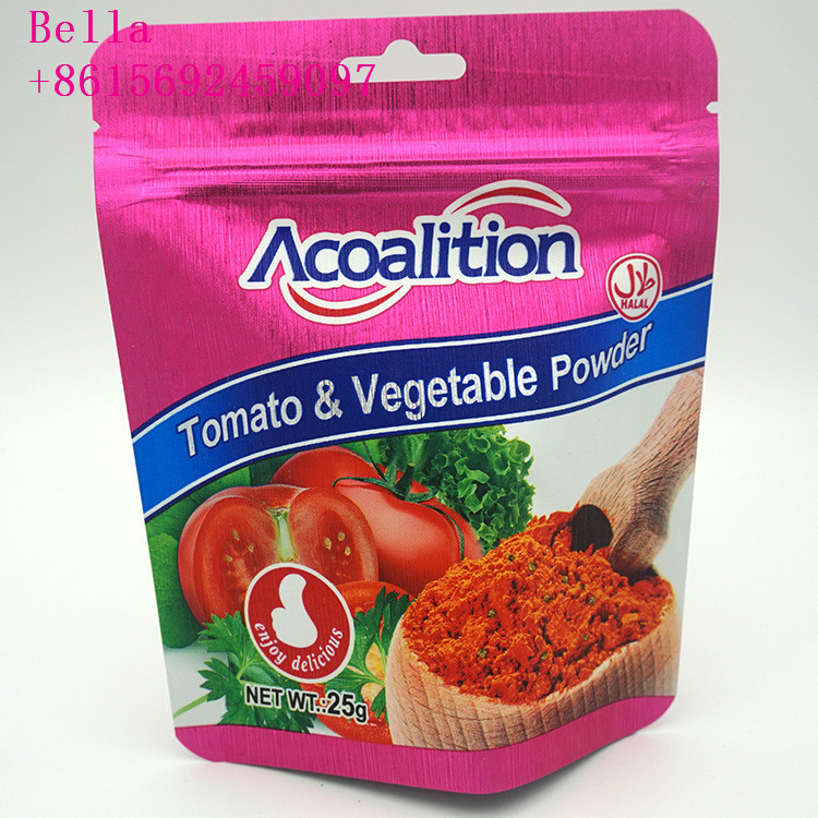 Kemasan Kantong Plastik Aluminium Foil, Stand Up Pouch Bags Untuk Industri Makanan