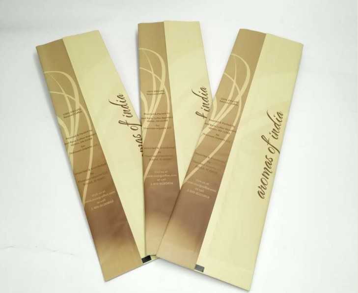 250 Gram Tas Kopi Cetak Kustom Kelembaban Bukti Keamanan Makanan Dengan Katup