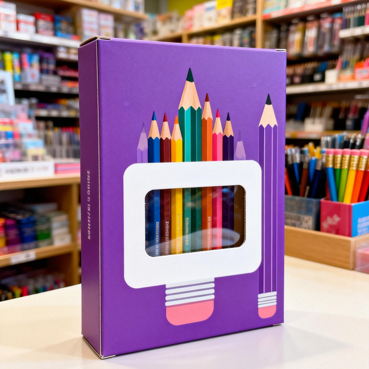 Kotak Kertas Ukuran Kustom dengan Tampilan Jendela Bening dan Ketebalan 350g untuk Pengemasan Makanan