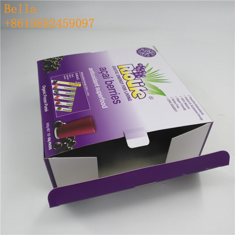 Custom Printing Paper Box Packaging Karton Box Display Counter Untuk Chocolate Bar