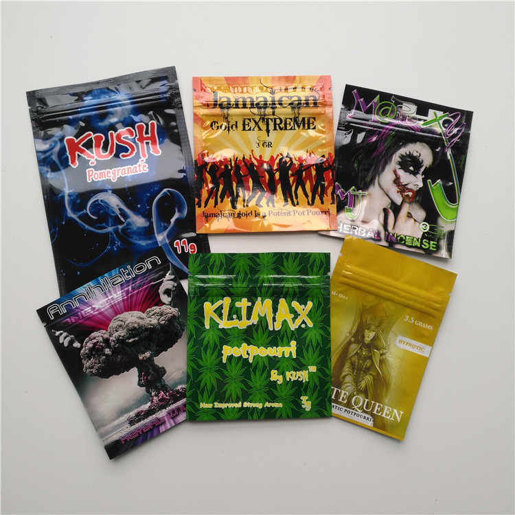 Herbal Dupa Kantong Plastik Kecil Tas Permen Frogies Permen yang Dapat Dimakan