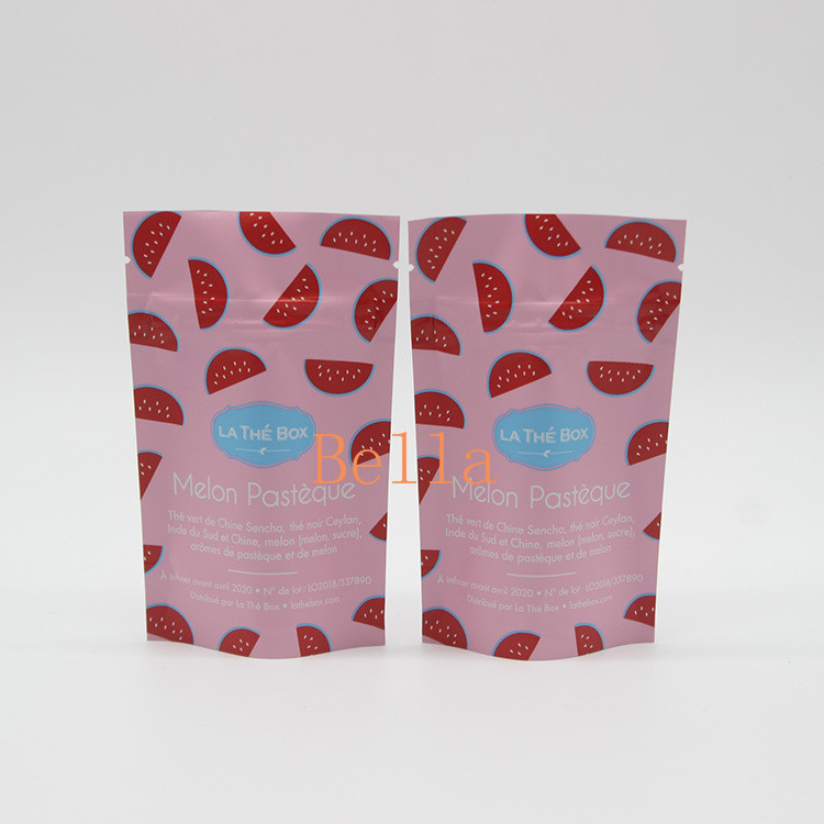 Mylar Herbal Kemasan Dupa Ziplock Tembakau Daun Stand Bag 120-180 Mic Tebal