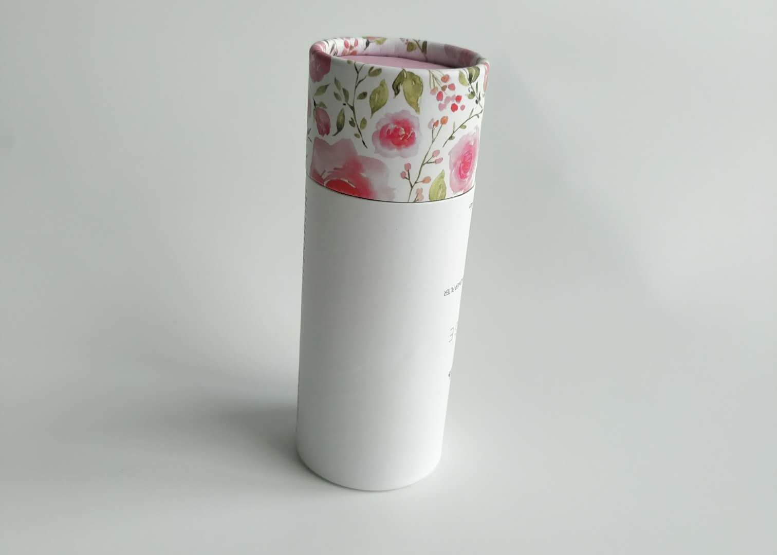 Silinder Kustom Dicetak Kotak Kertas Kosmetik Kertas Karton Untuk Kemasan