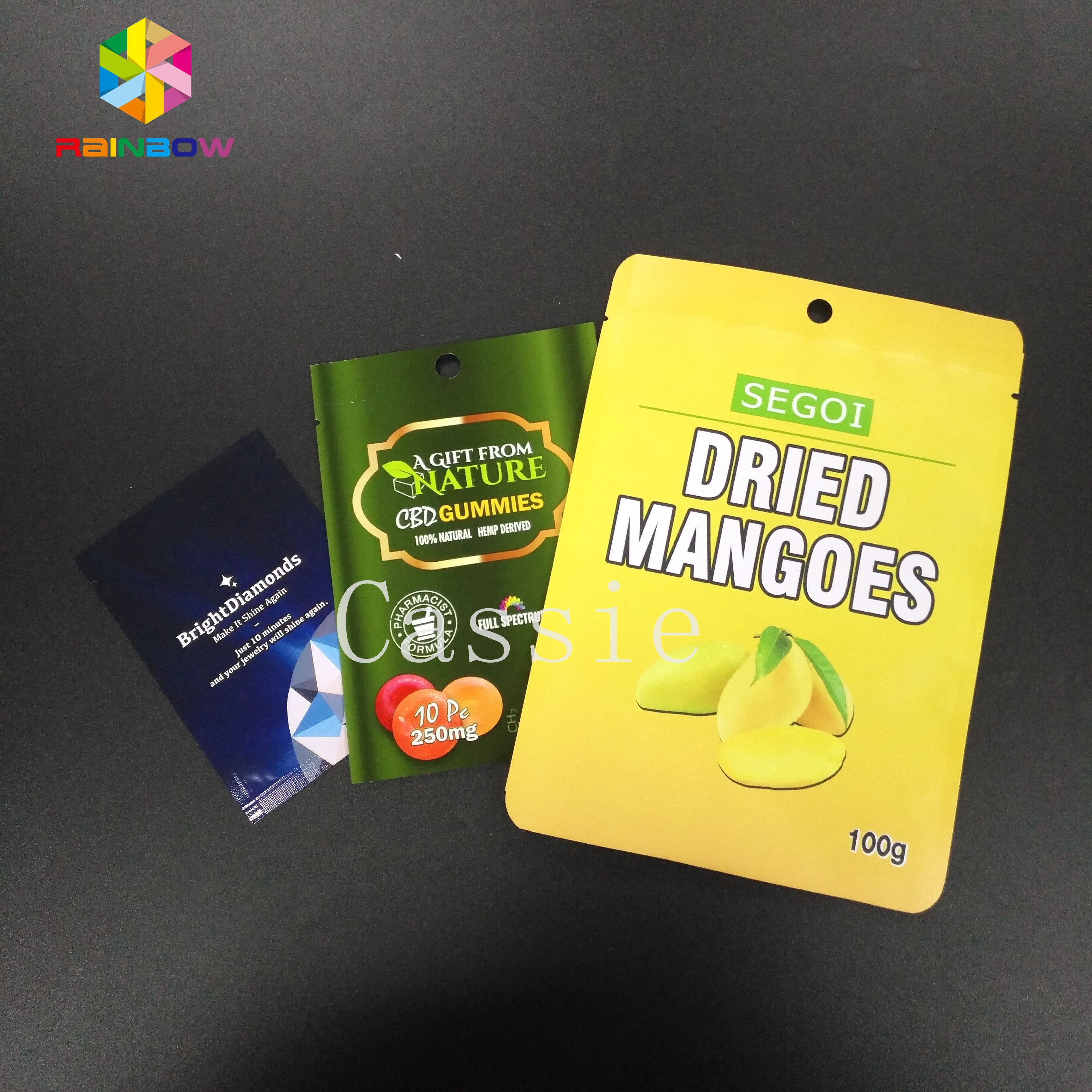 Heat Seal Pouch Kantong Plastik Kemasan Aluminium Foil Bag Untuk Penyimpanan Makanan Massal