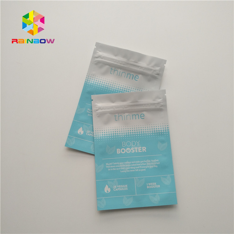 Masker Mata Wajah Kantung Plastik Kemasan Tas Tiga Sisi Sealed Flat Glossy