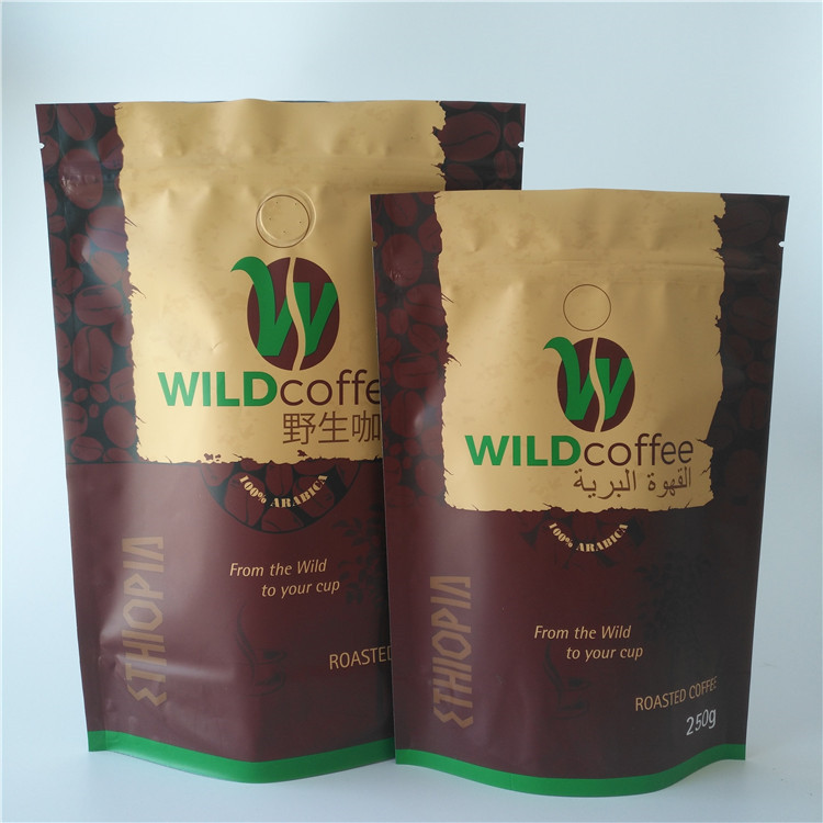 Kustom Dicetak Aluminium Foil Stand Up Pouch Didaur Ulang Matte Finish Persetujuan SGS SGS