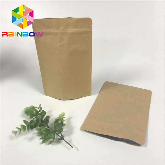 Aluminium Foil Stand Up Pouch Bags, Ziplock Stand Up Pouches Pencetakan Gravure Dengan Valve