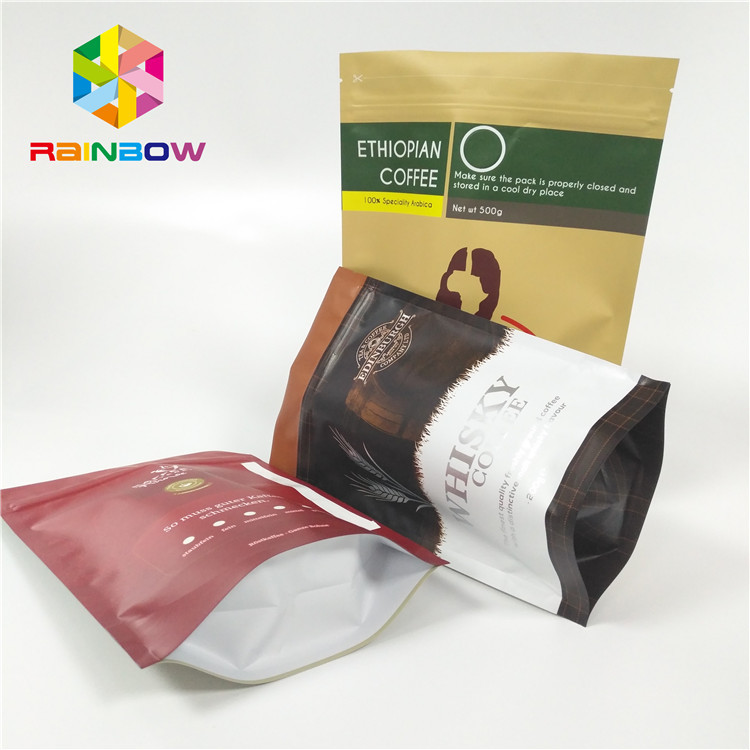 Bahan Laminasi Makanan Kantong Plastik Kemasan Aluminium Foil Dengan Katup