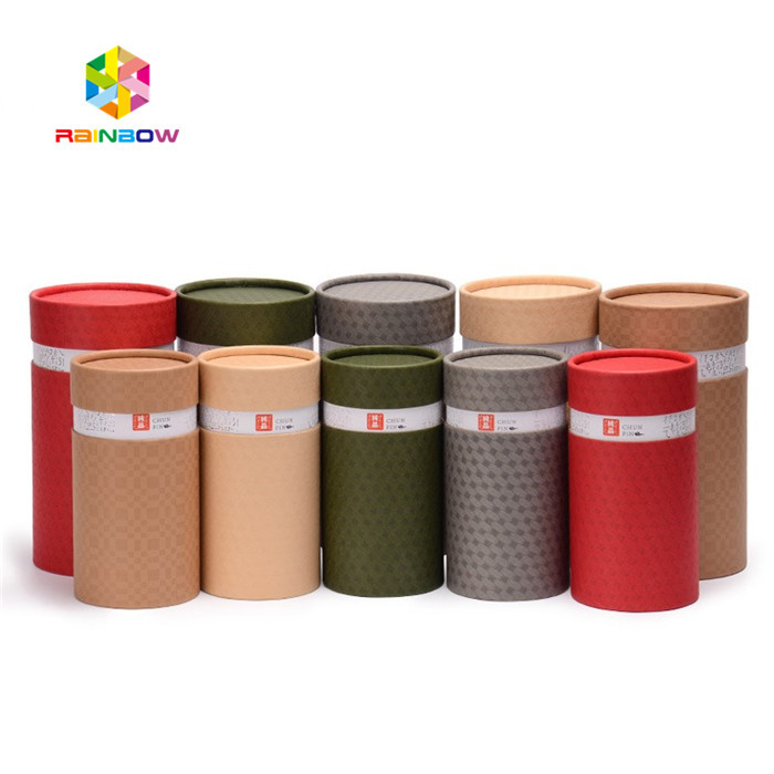 Daur Ulang Dicetak Botol CBD Kotak Kertas Kemasan Karton Kertas Tabung Bahan Laminasi