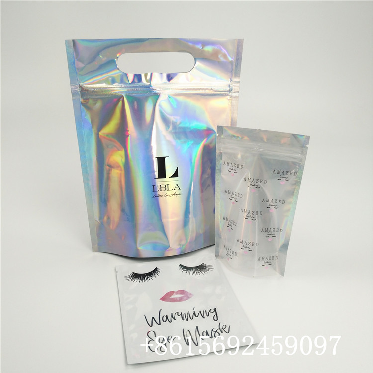 Kemasan Kantong Moistureproof Foil Stand Up Zipper Ukuran Disesuaikan Dengan Pegangan