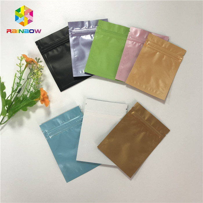 Heat Seal Stand Up Pouch Packaging Cetak Kustom Aluminium Foil Vacuum Packing Bags