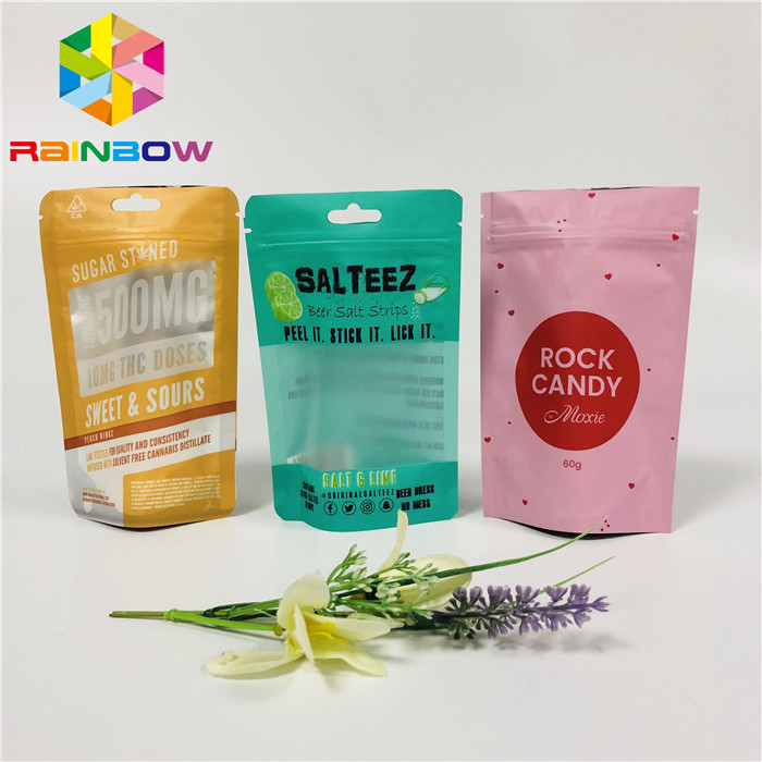 Kemasan Kantong Plastik Food Grade Laminated Stand Up Zipper Pouch Logo Disesuaikan