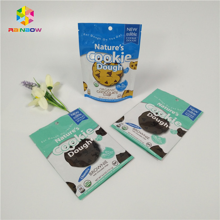 Colorful Kecil Mylar Aluminium Foil Makanan Kemasan Tas Kunci Zip Untuk Biskuit / Buah Kering