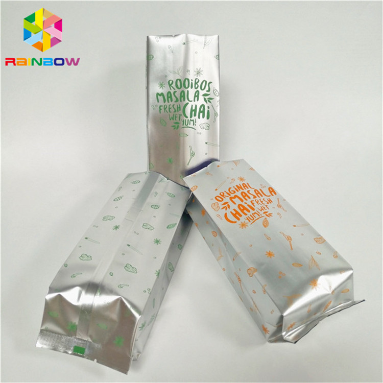 Waterproof Foil Pouch Kemasan Stand Up Coffee Bag Gravnre Mencetak Dengan Ventilasi