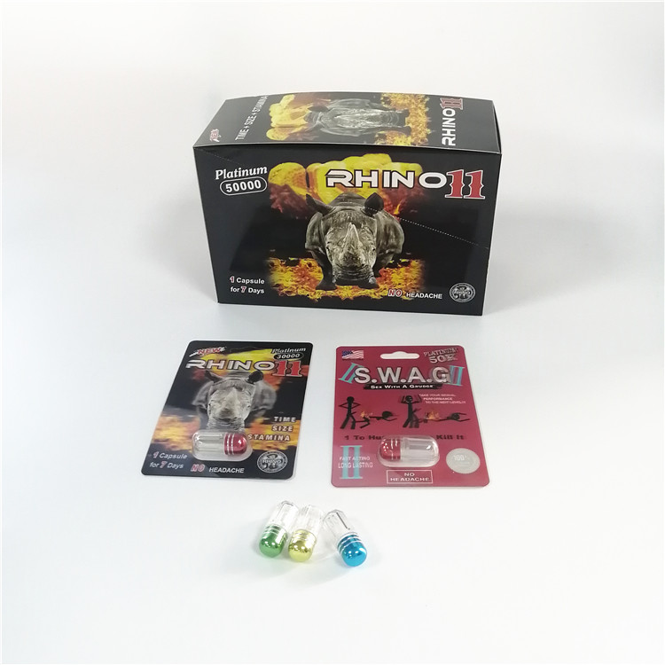 Obat Male Enhancement Blister Pack Packaging Black Mama Premier Zen Paper Display Card