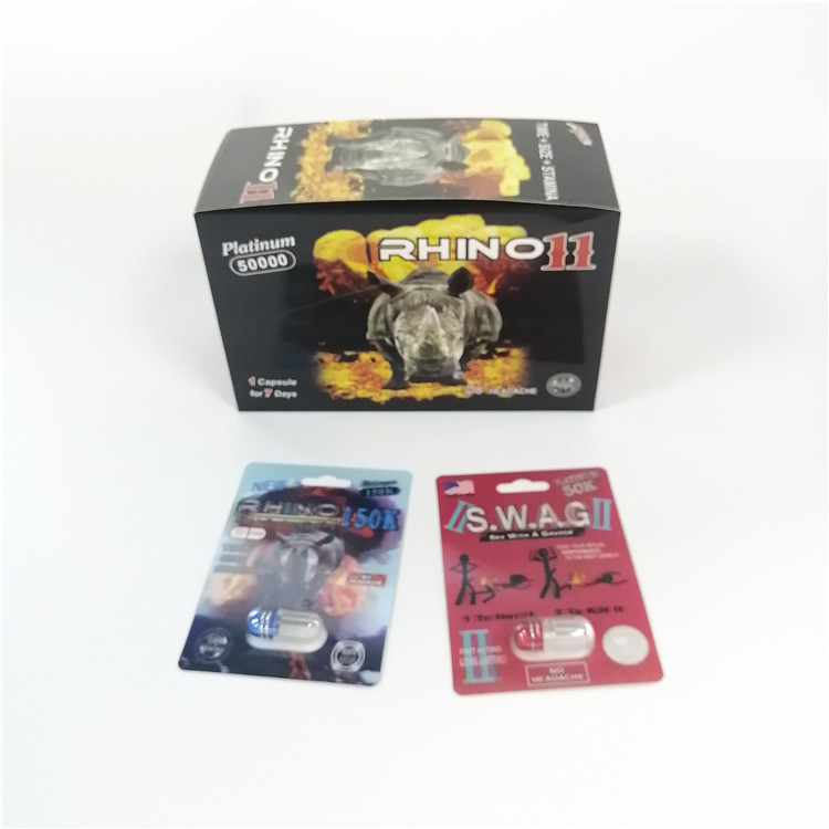 Kemasan Kartu Blister Ramah Lingkungan Kartu Seksual Laki-Laki Dengan Peel Sticker