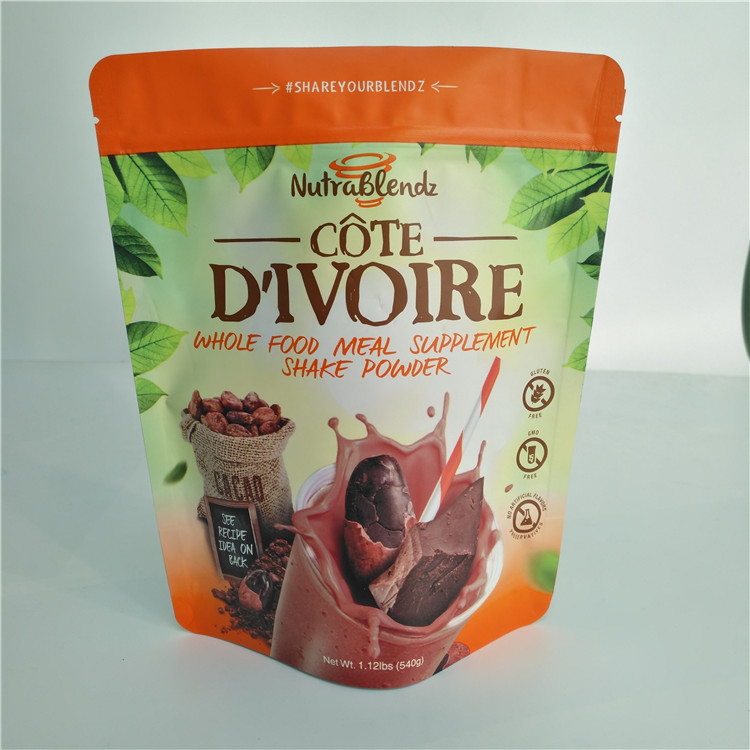 Heat Seal Kantong Plastik Kemasan Kantung Biji Kopi Roasted Powder Dengan Ziplock