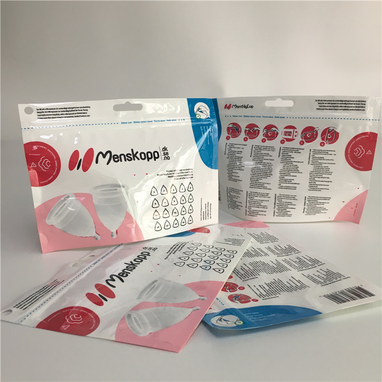 Tas Buhul Bawah Uap Microwave Glossy Stand Up Sterilizer Plastik Kantong Retort