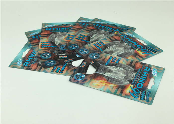 Kemasan Kartu Kertas Tahan Lama Untuk Pria Meningkatkan Kinerja Seks Pills Seks