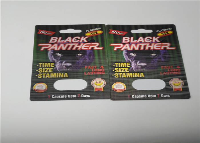 Kustom Kartu Blister Geser Kemasan VIP Emas 69 K Badak Kapsul Kemasan Kotak Display