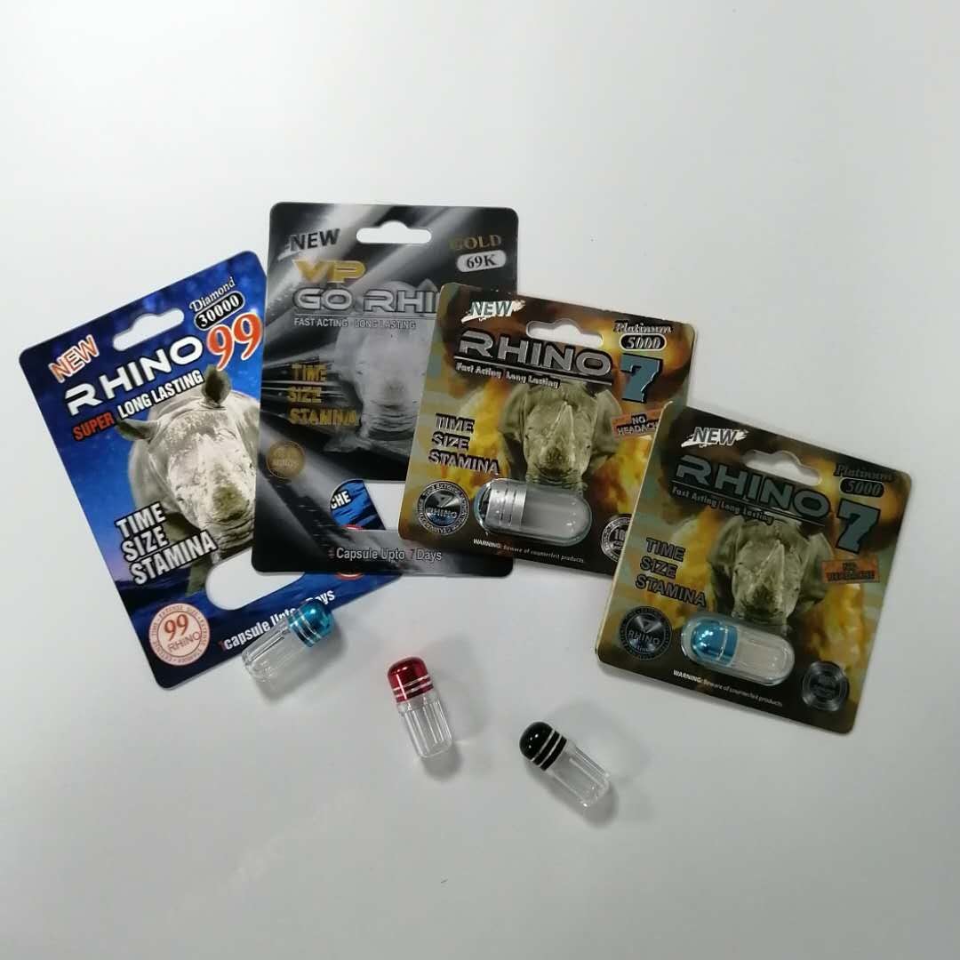 Powful Men Sex Power Medicine Kemasan Kartu Blister Peningkatan Seksual Badak 69 Pills Pack