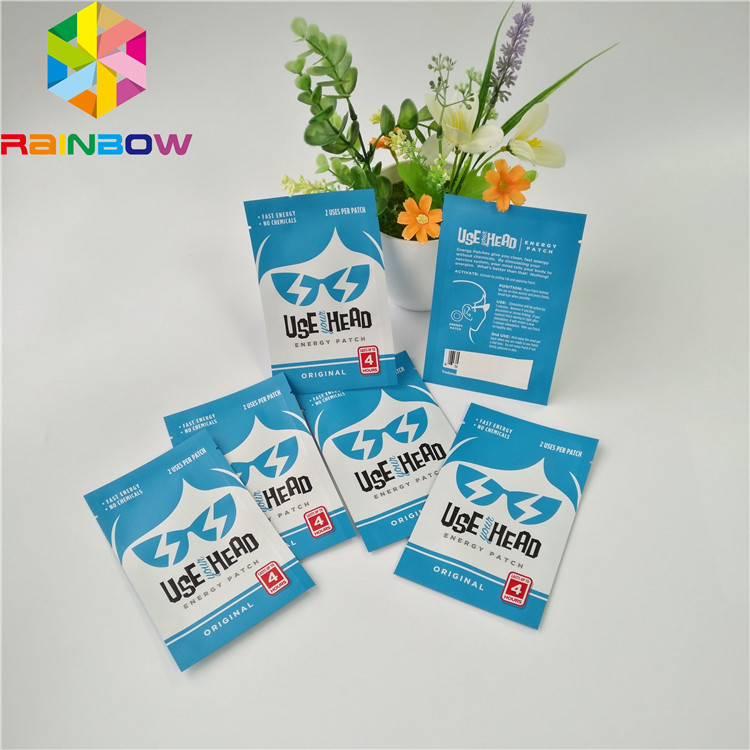 4x6 Inch Aluminium Foil Kantong Kemasan Bau Bukti Mylar Plastik Kustom Logo