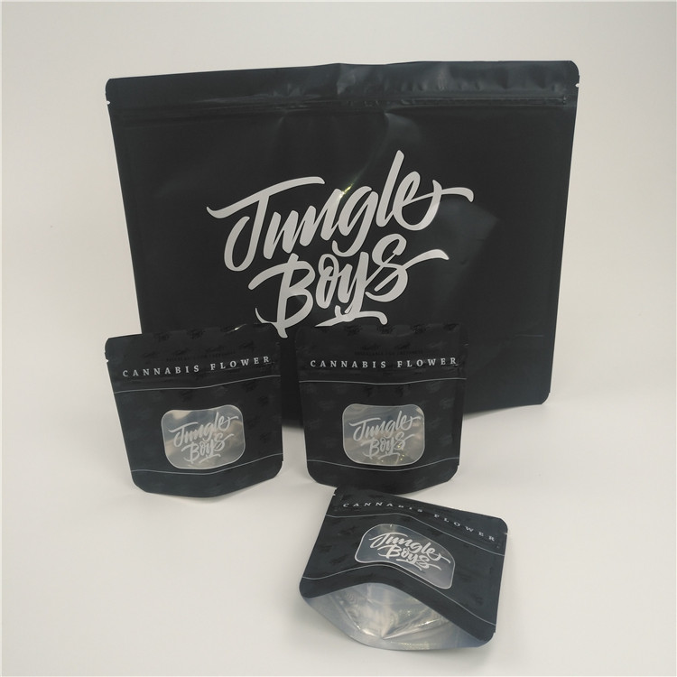 Kustom Dicetak Matte Herbal Dupa Kemasan Tas Mylock Foil Pengunci Ziplock