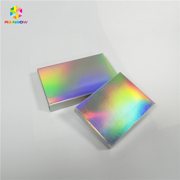 Coated Paper Hologram Packaging Paper Box Untuk Kosmetik Shampoo Lotion Cream