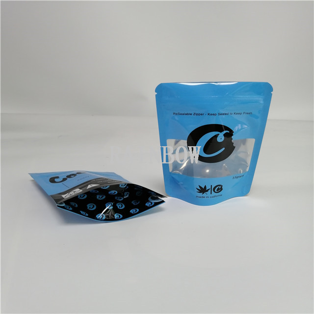 100-180 Mic Tebal Bau Bukti Tas Bukti Anak Untuk 3.5 Gram Cookies