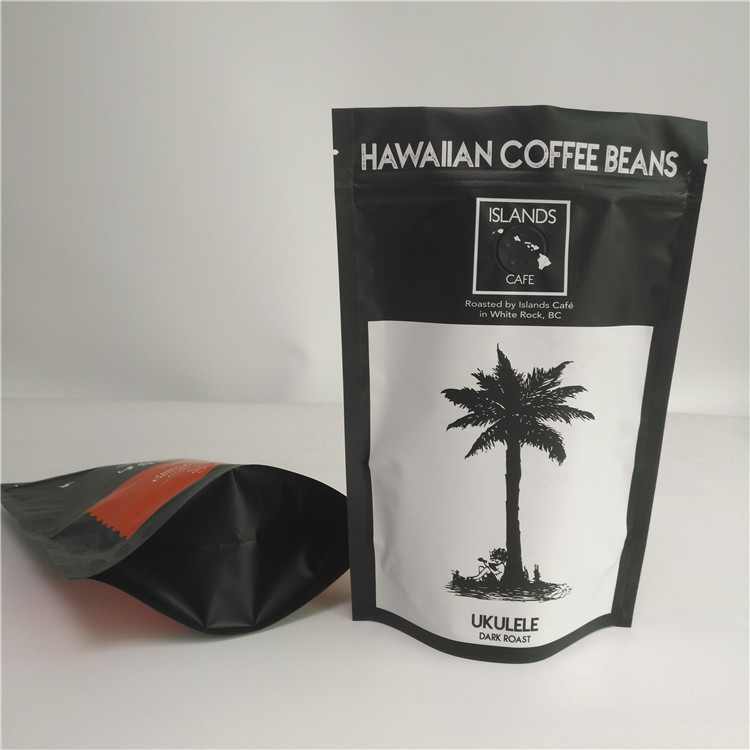 Digital Printed Moisture Proof Foil Pouch Kemasan Coffee Pouch Dengan Valve / Ziplock