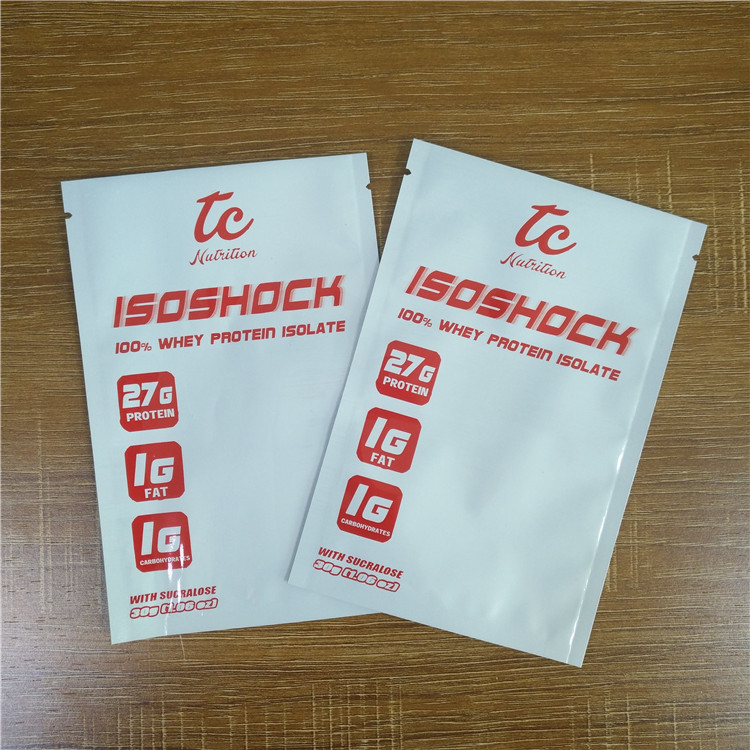 Biodegradable Foil Pouch Kemasan Susu Powder Mini Patches Protein Powder Bag