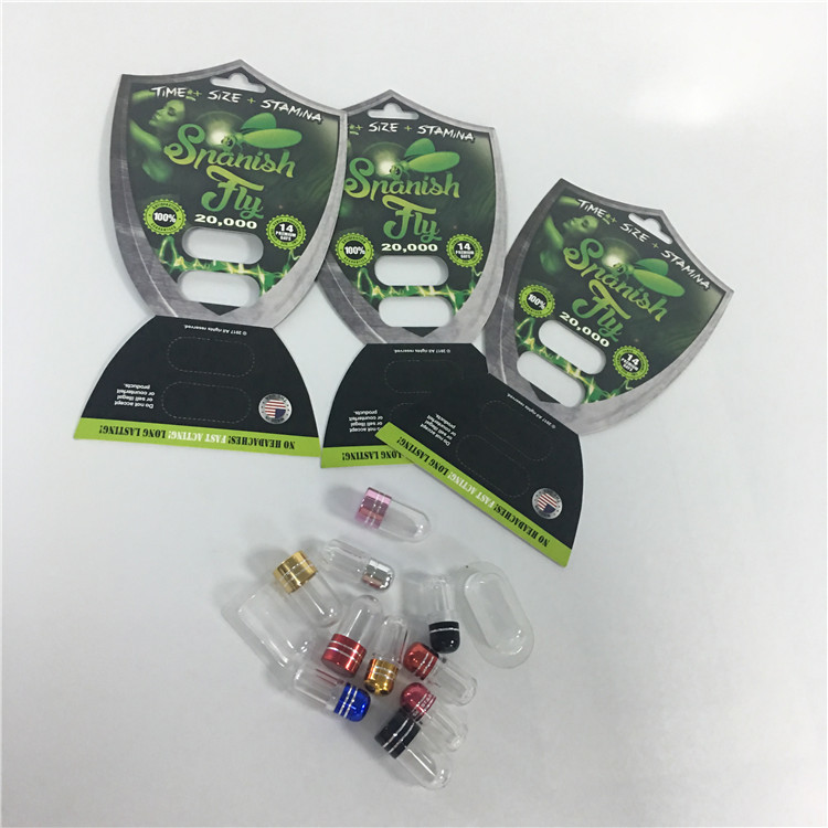 Kemasan Kartu Blister Daur Ulang Terbang Dengan Kartu Peluru Kapsul Pria Terbang Dengan Peluru