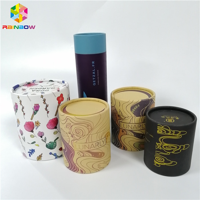 Lilin Botol Kertas Kotak Kemasan Kosmetik Push Up Tube Disesuaikan Bahan Daur Ulang