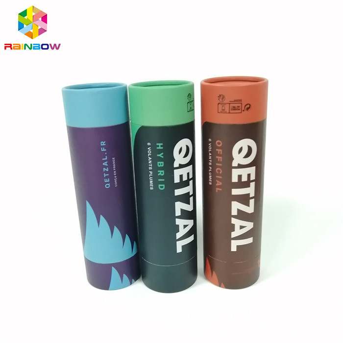 Kemasan Kotak Kertas Kraft Bentuk Bulat Logo Kustom Dicetak Untuk Hadiah / Kosmetik / Makanan