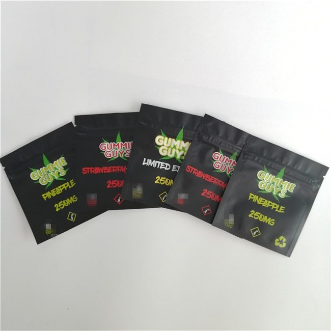 Bau Bukti Herbal Dupa Kemasan Aluminium Foil Cbd Cannabis Gummy Bear Weed Bag