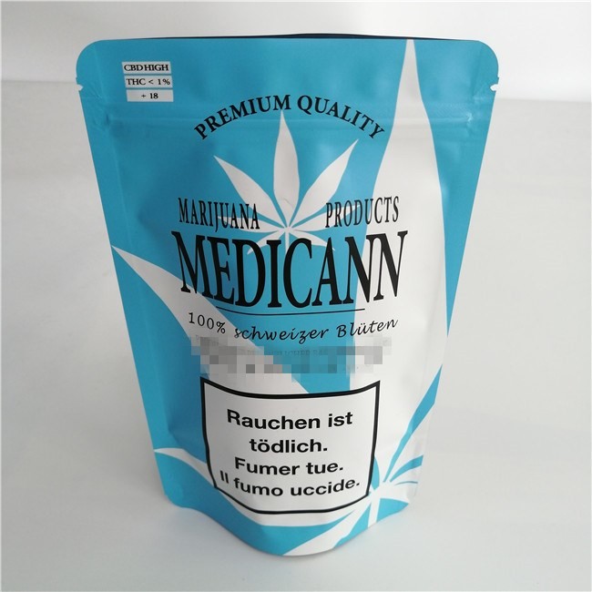 Mylar Aluminium Foil Zip Lock Stand Up Bags Kustom Dicetak Biodegradable Tahan Lama