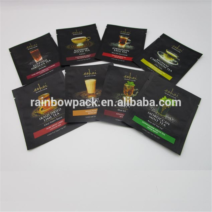 Ditutup kembali Tiga Sisi Disegel Aluminium Foil Tas Kunci Zip Bukti Kelembaban Makanan