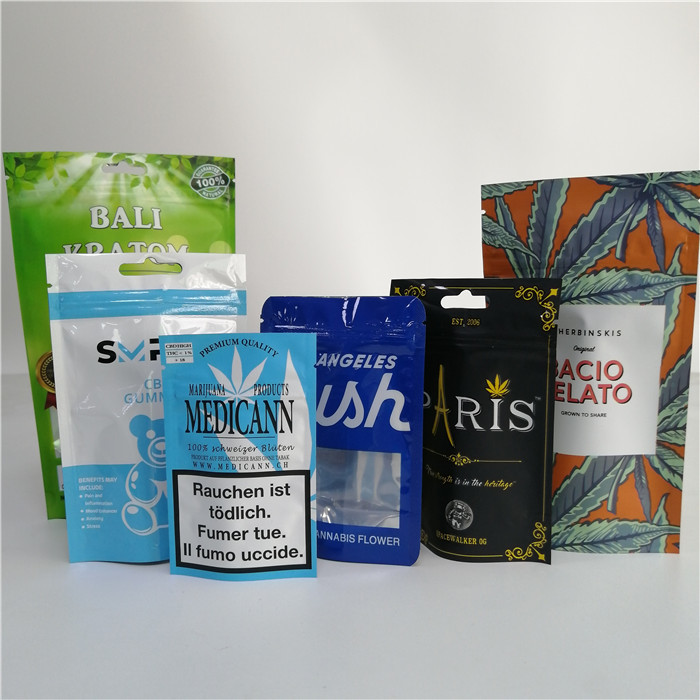 Kantong Teh Plastik Ziplock Plastik Dapat Ditutup Kembali Biodegradable Untuk Makanan / Buah Kering