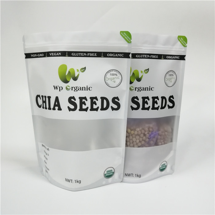 Bau Bukti Snack Bag Packaging Cookie Kantung Adonan Puff Dengan Depan Berkabut Windows